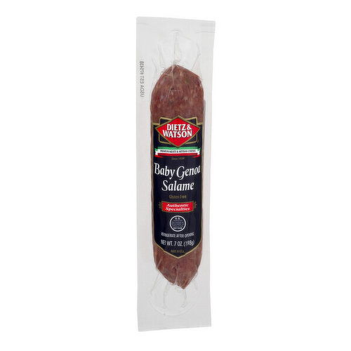 Dietz & Watson Baby Genoa Salame