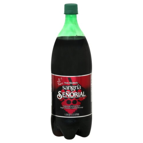 Senorial Carbonated Beverage, Sangria Flavored