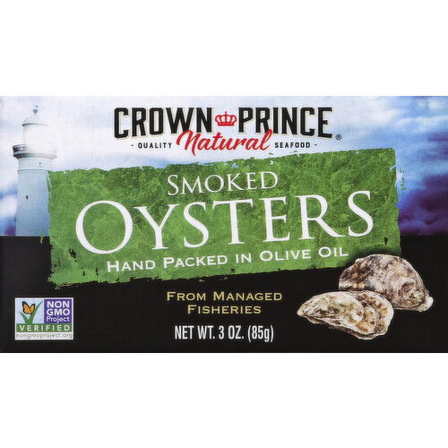 Crown Prince Oysters, Smoked