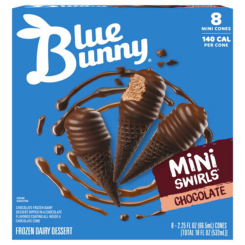 Blue Bunny Frozen Dairy Dessert, Chocolate