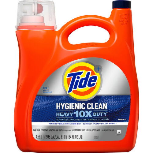 Tide Detergent, Original, Hygienic Clean, Heavy 10X Duty