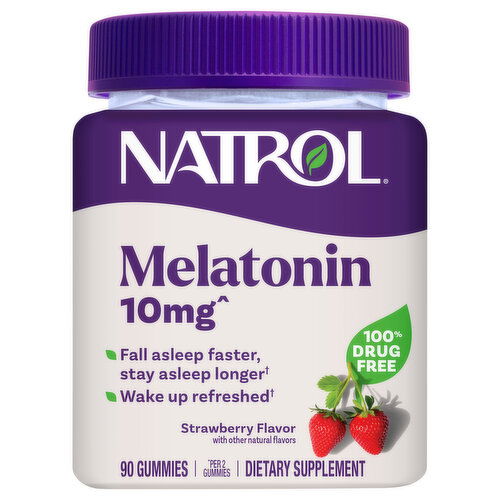 Natrol Strawberry 10 mg Melatonin - 90 Each