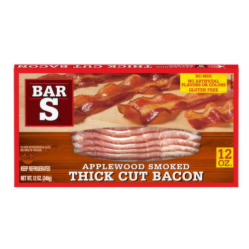 Bar S Applewood Smoked Thick Cut Bacon