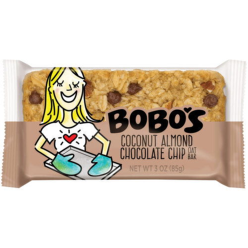 Bobo's Coconut Almond Chocolate Chip Oat Bar