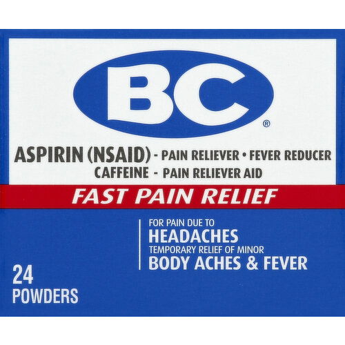 B&C Pain Relief, Fast, Powders