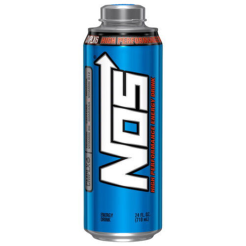 NOS Energy Drink, High Performance - 24 Fluid Ounce