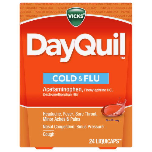 Vicks Cold & Flu, LiquiCaps