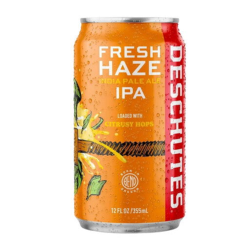 Deschutes Brewery Fresh Haze IPA India Pale Ale Can, 12 fl oz - 12 Ounce