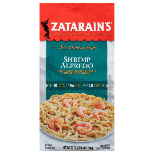 Zatarain's Frozen Shrimp Alfredo