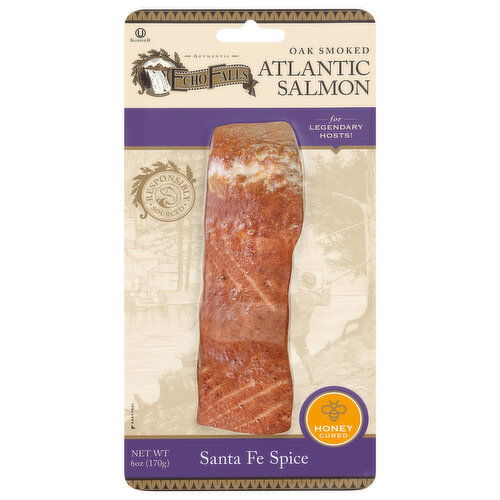 Echo Falls Atlantic Salmon, Oak Smoked, Santa Fe Spice