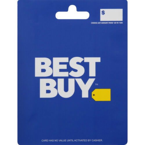 Best Buy Gift Card, $25-$500