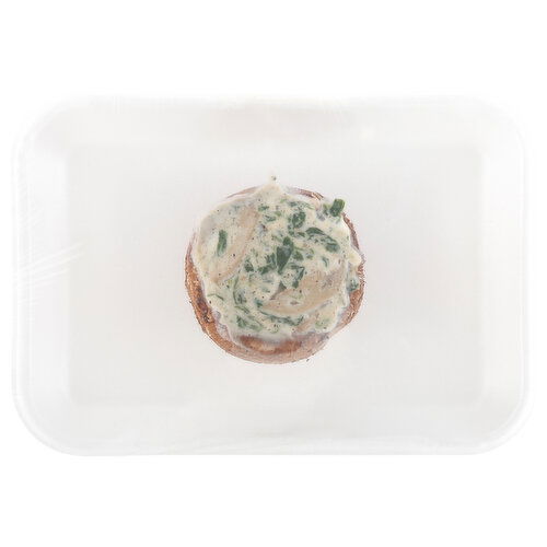 Fresh Spinach Stuffed Mushrooms