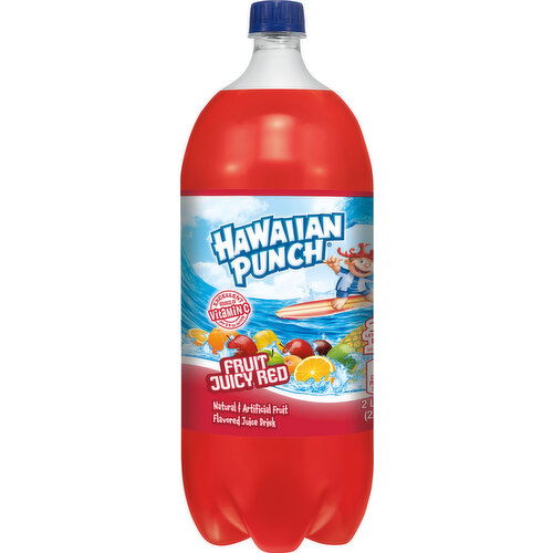Hawaiian Punch Flavored Juice Drink, Fruit Juicy Red - 2.1 Quart