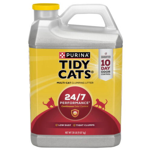 Tidy Cats Clumping Litter, Multi-Cat, 24/7 Performance