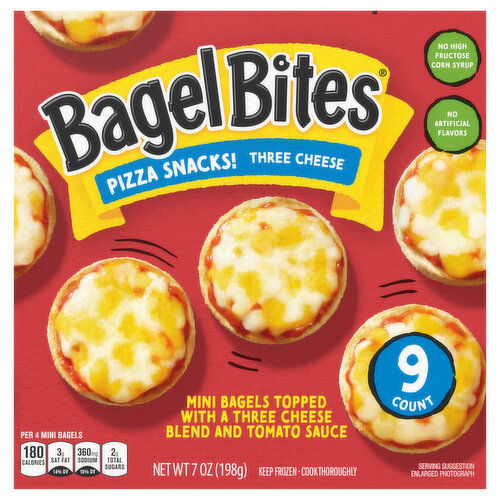 Bagel Bites Three Cheese Pizza Snacks - 9 Each