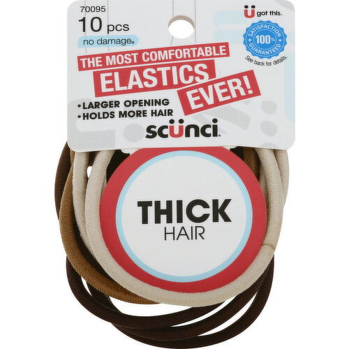 Scunci Elastics, Thick Hair