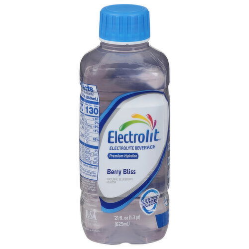 Electrolit Electrolyte Beverage, Berry Bliss, Premium Hydration