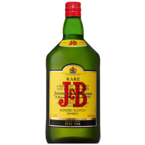 J&B Rare Blended Scotch Whisky, 1.75 L    