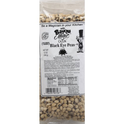 Bayou Magic Black Eye Peas, Cajun