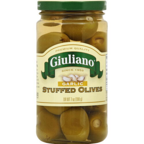 Giuliano Stuffed Olives, Garlic