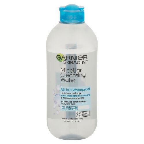 SkinActive Micellar Cleansing Water, All-in-1 Waterproof