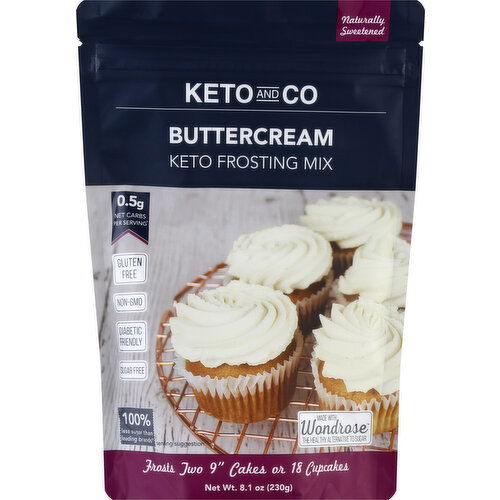 Keto And Co Keto Frosting Mix, Buttercream