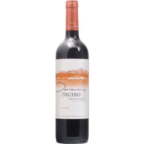 Decero Malbec, Remolinos Vineyard