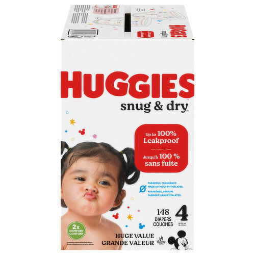 Huggies Diapers, Disney Baby, 4 (22-37 lb), Huge Value