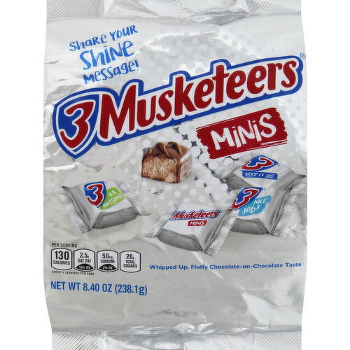 3 Musketeers Candy Bars, Minis