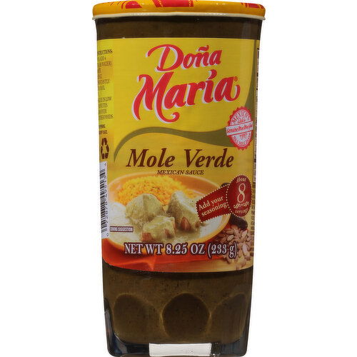 Dona Maria Mole Verde Mexican Sauce