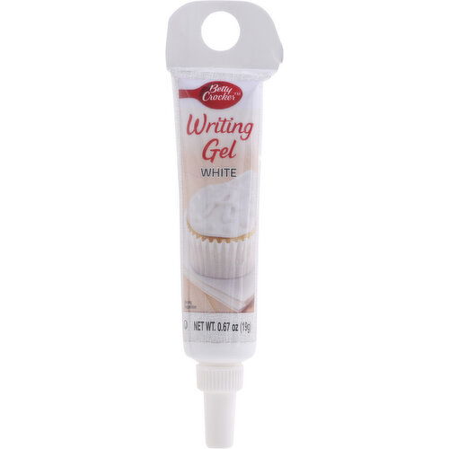 Betty Crocker Writing Gel, White