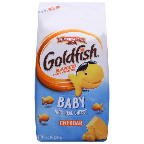 Goldfish Baked Snack Crackers, Cheddar, Baby