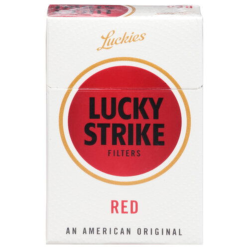 Lucky Strike Cigarettes, Red, Filters