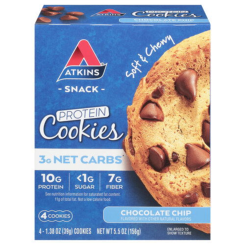 Atkins Protein Cookies, Chocolate Chip