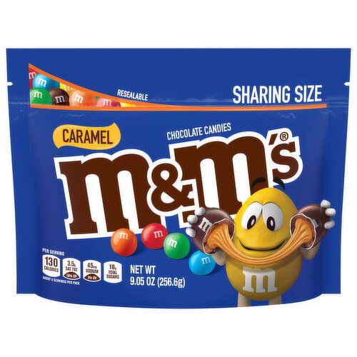 M&M's Chocolate Candies, Caramel, Sharing Size