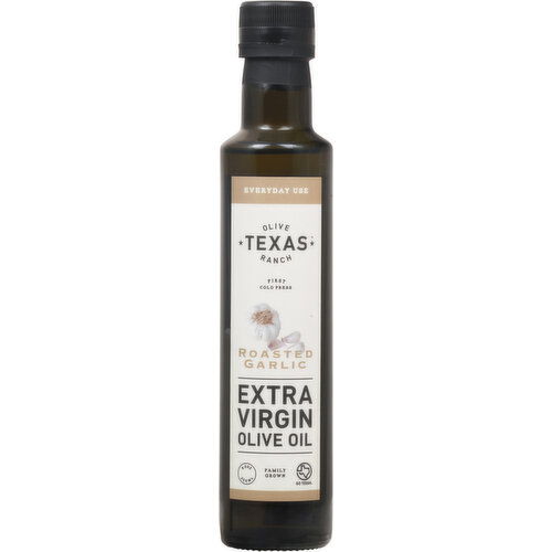 Texas Olive Ranch Olive Oil, Roasted Garlic, Extra Virgin