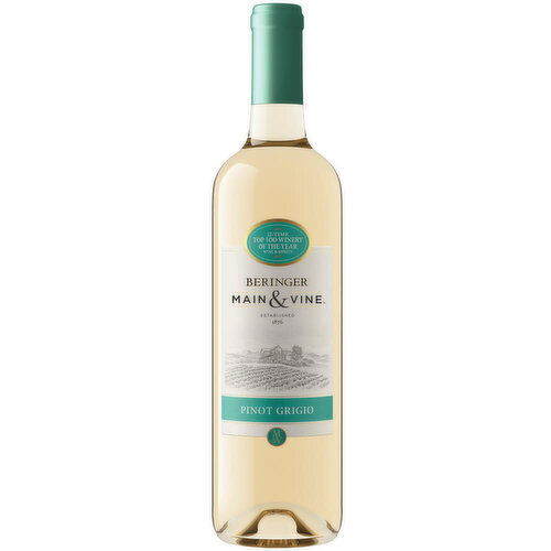 Beringer Main & Vine Pinot Grigio California White Wine, 750 ml    