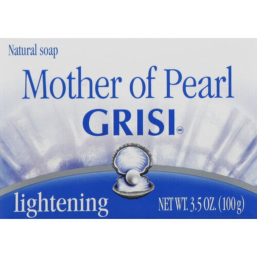 Grisi Natural Soap, Lightening, Mother of Pearl