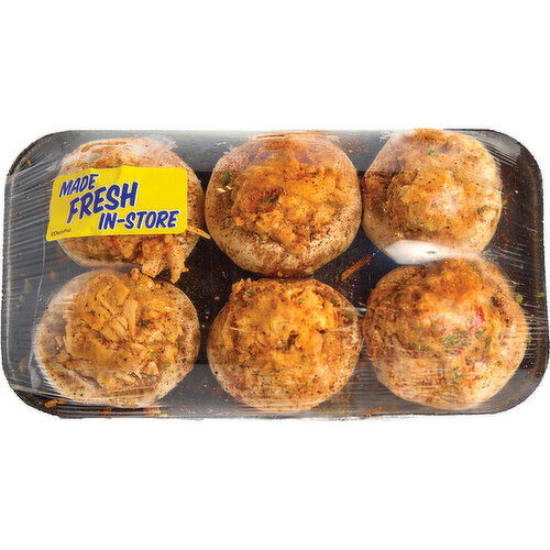 Fresh Crab Stuffed Mushrooms