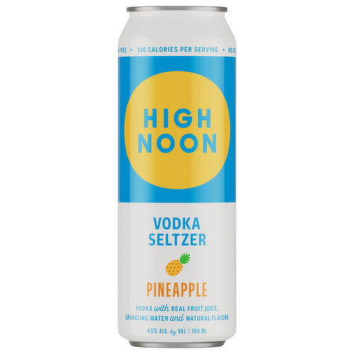 High Noon Pineapple Vodka Hard Seltzer 700ml Can - 700 Milliliter