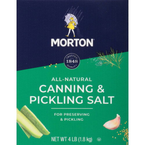 Morton Canning & Pickling Salt, All-Natural