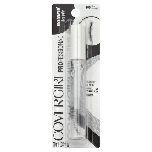 CoverGirl Mascara, Natural Lash, Clear 100