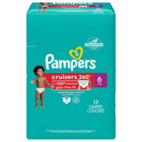 Pampers Diapers, 6 (35+ lb), Jumbo Pack