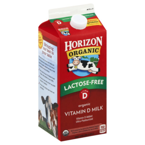 Horizon Organic Milk, Organic, Lactose-Free