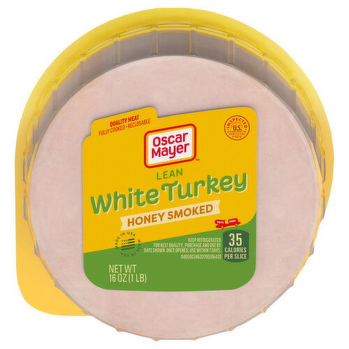 Oscar Mayer White Turkey, Honey Smoked, Lean