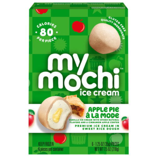 My/Mochi ice Cream, Apple Pie a La Mode, Premium