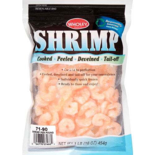 Wholey Shrimp, Cooked