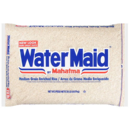 Water Maid Rice, Medium Grain, Enriched