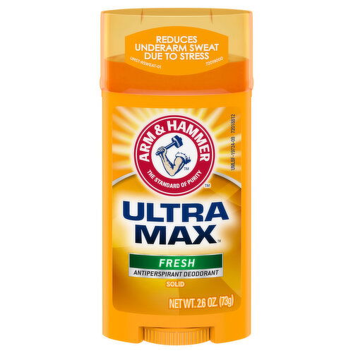 Arm & Hammer Antiperspirant Deodorant, Fresh, Solid