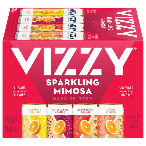 Vizzy Hard Seltzer, Sparkling Mimosa